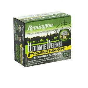 Remington Ultimate Defense 380ACP 102GR BJHP 20Rd