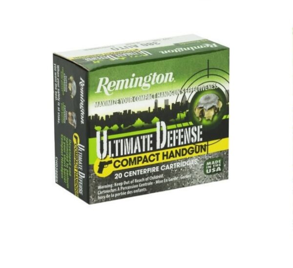 Remington Ultimate Defense 380ACP 102GR BJHP 20Rd