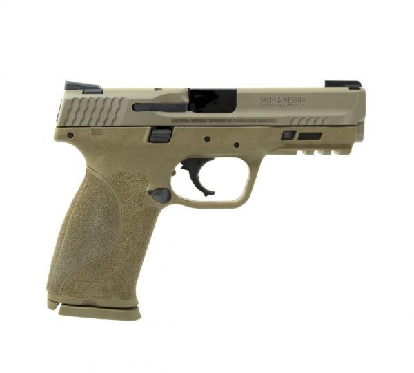 S&W M&P M2.0 FDE *No Thumb Safety* W/TruGlo TFX Sights 9MM 4.25