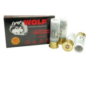 Wolf 12 Gauge 2.75" 00 Buckshot 100Rd