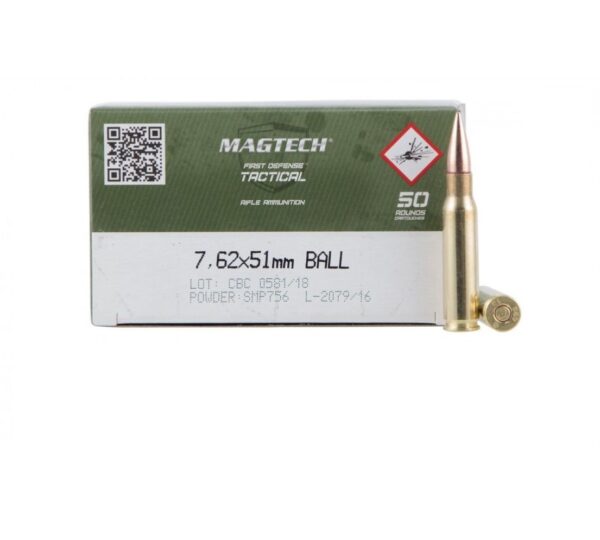 Magtech First Defense Tactical 7.62x51mm 147GR FMJ 50Rd