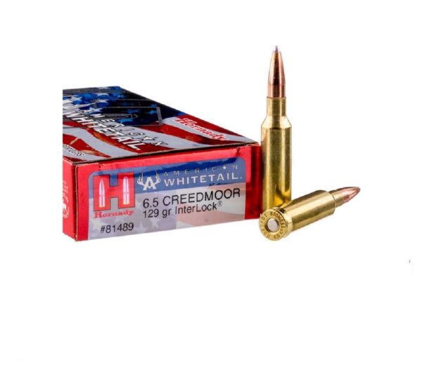 Hornady American Whitetail 6.5CRD 129GR 20Rd Box 81489