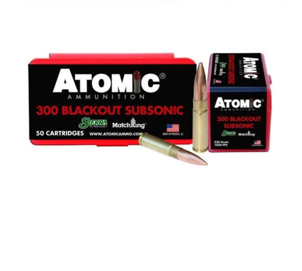 ATOMIC 00465 300BO 220 HPBT SUB 50Rd