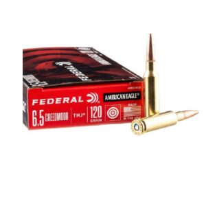 Federal American Eagle 6.5 Creedmoor 120GR TMJ 20Rd Box