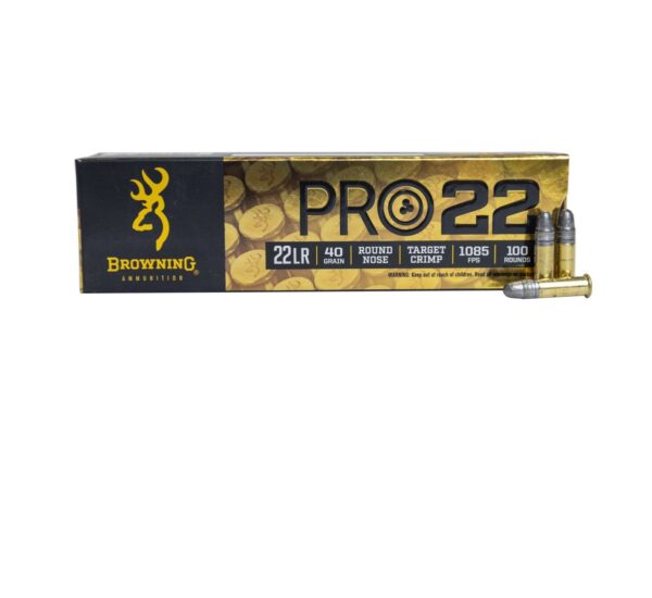 Browning Pro22 22LR 40GR RN 100Rd