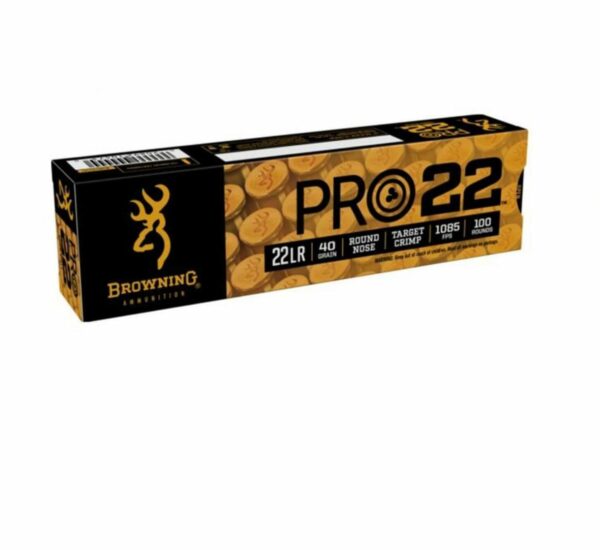 Browning Pro22 22LR 40GR RN 100Rd