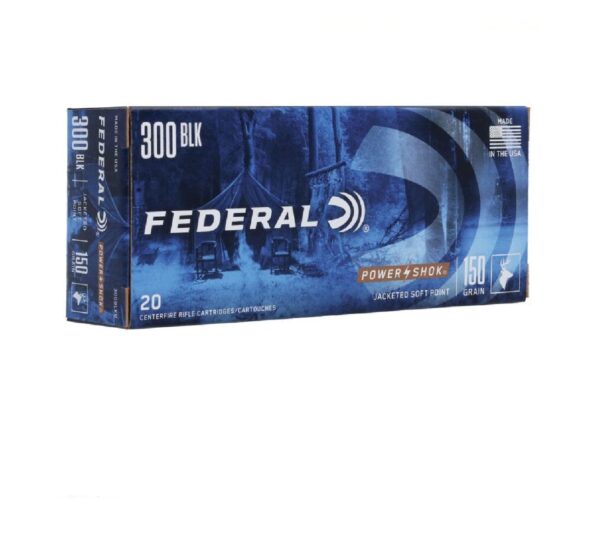 Federal Power-Shok 300BLK 150GR SP 20Rd