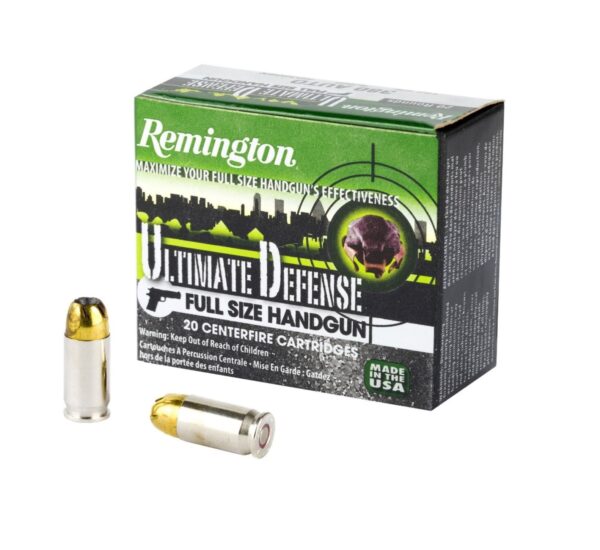 Remington Ultimate Defense 380ACP 102GR BJHP 20Rd