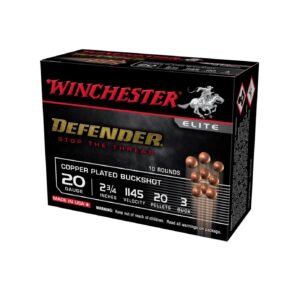 Winchester Defender 20 Gauge 2.75" 3 Buck 10Rd