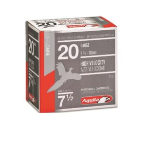 Aguila High-Velocity Birdshot, 20 Gauge, 2 3/4", 1 oz., 250 Rounds