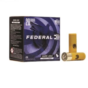 Federal Game Load Upland Heavy Field, 20 Gauge, 2 3/4", 1 oz., 250 Rounds