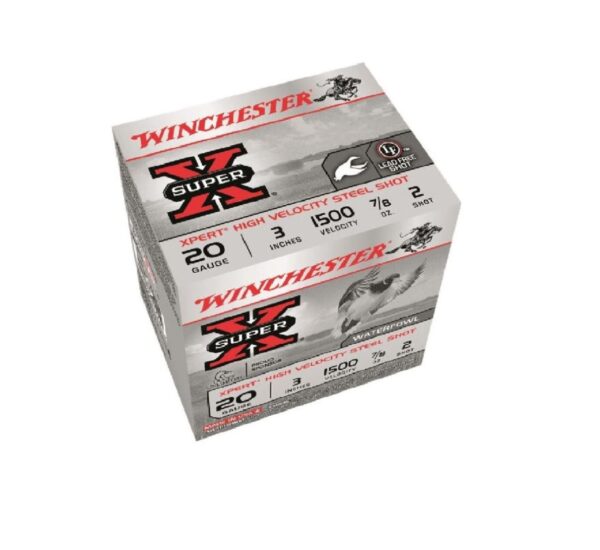 Winchester Super-X Xpert High-Velocity Steel, 20 Gauge, 3" Shot Shells, 7/8 oz., 250 Rounds