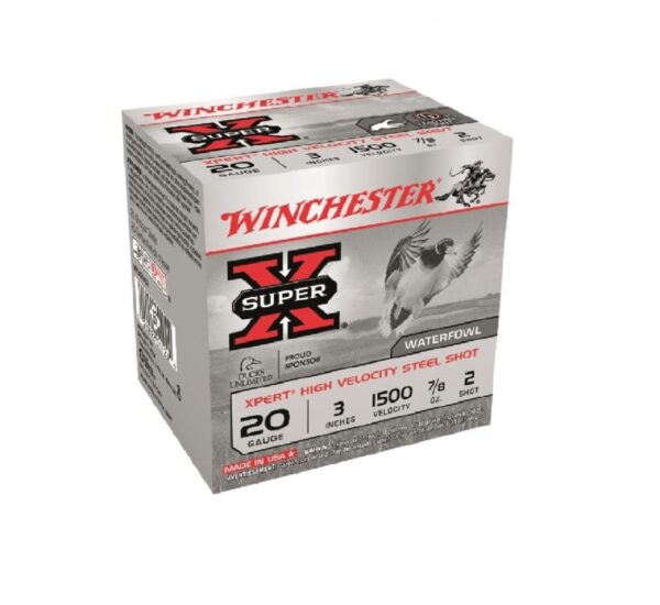 Winchester Super-X Xpert High-Velocity Steel, 20 Gauge, 3" Shot Shells, 7/8 oz., 250 Rounds